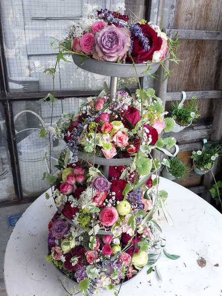 Dekoration mit Schnittblumen